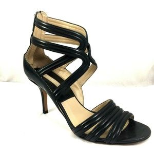 Michael Kors Collection Strap Sandal Cage Leather